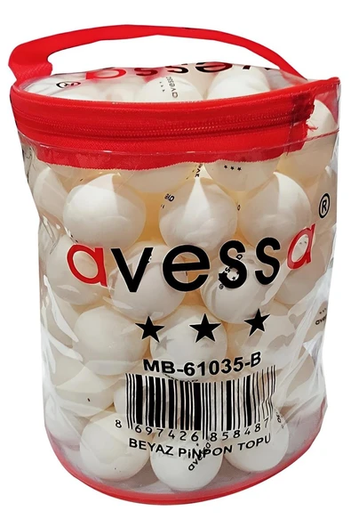 AVESSA MB-61035-A PİNPON TOPU 2.KALİTE BEYAZ