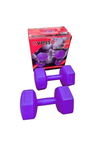 AVESSA 2 KG PLASTİK KÖŞELİ DAMBIL DB-4141 (5)