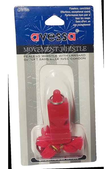 Alsepeteavm AVESSA DK-20-RED İPLİ DÜDÜK KIRMIZI RENK