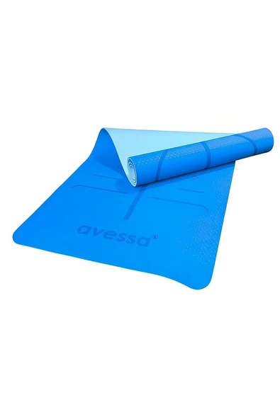 Alsepeteavm AVESSA TPE-20 ÇİFT RENK PLATES MİNDERİ TPE MAVİ 183*61*0,6 CM
