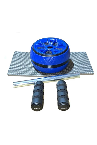 Alsepeteavm AVESSA EW-40 BLUE-BLACK EGZERSİZ TEKERİ MAVİ-SİYAH