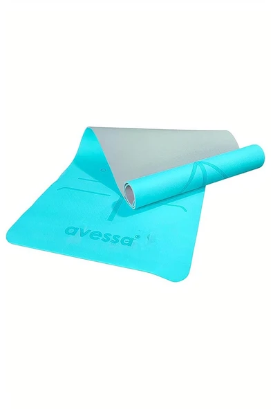 Alsepeteavm AVESSA TPE-60 ÇİFT RENK PLATES MİNDERİ TPE TURKUAZ 183*61*0,6 CM