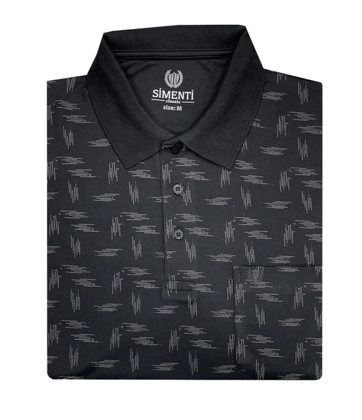 Simenti Yakalı Klasik Fit Kısa Kol Erkek Tişört 7286 - 2