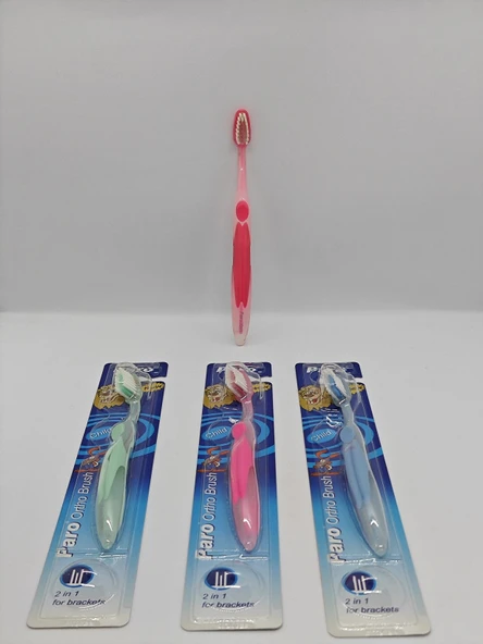 TechTic Paro Çocuk Diş Fırçası Ortho Brush 748 - 3