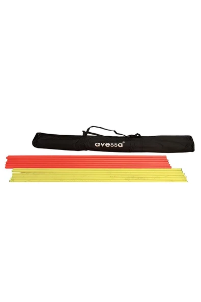 AVESSA SLM-1000 SLALOM ÇUBUK SETİ 12' Lİ 150 CM SARI-TURUNCU