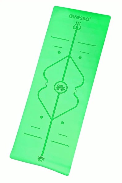 Alsepeteavm AVESSA RYM-GREEN KAUÇUK YOGAMAT YEŞİL RENK 183*68*0,5 CM