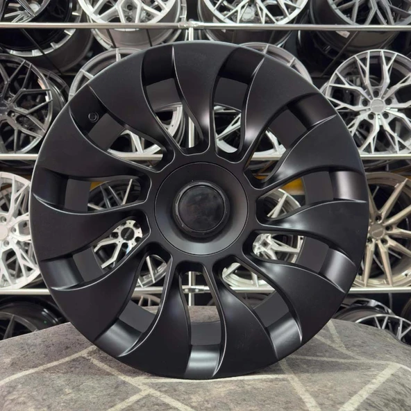 19 inç 5x114.3 Tesla Model Y Mat Siyah Jant Modeli (4 Adet)