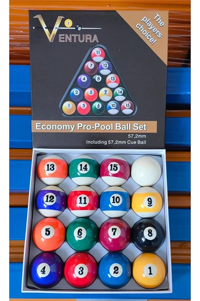 Alsepeteavm AVESSA BB-BALL-300 BİLARDO TOPU AMERİKAN AMATÖR 16 LI