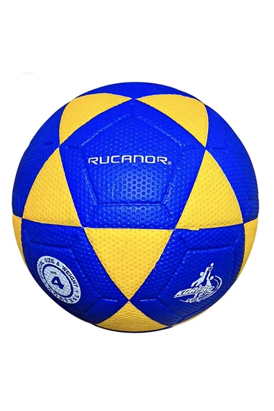 Alsepeteavm KB-2908660205 RUCANOR PU MICRO FİBER VOLEYBOL TOPU SARI-LACİVERT 4 NO