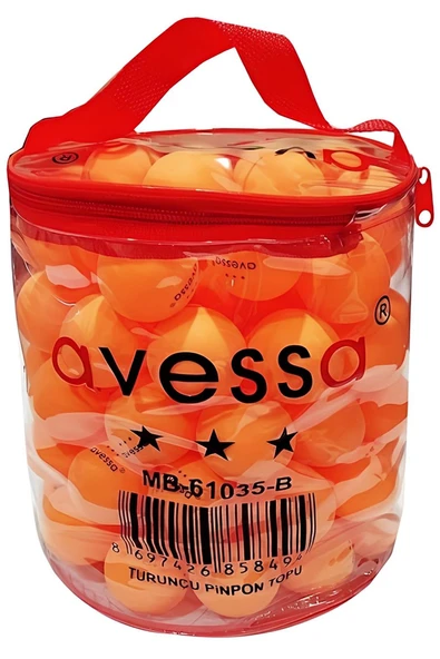 Alsepeteavm AVESSA MB-61035-B / ABS-ORANGE PİNPON TOPU 1.KALİTE TURUNCU