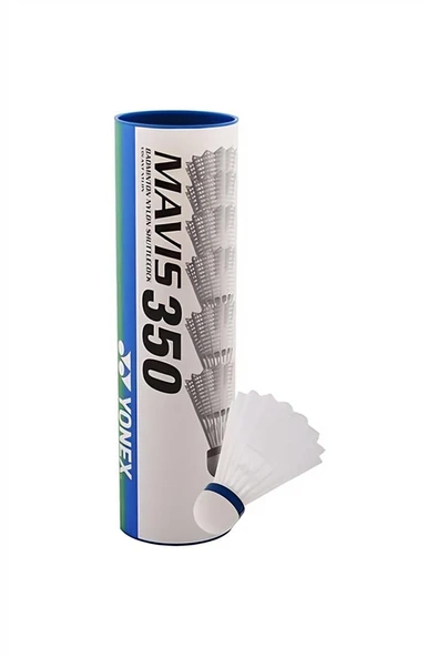 Alsepeteavm YONEX MAVİŞ-350/M NAYLON TÜY TOP (6LI)BEYAZ