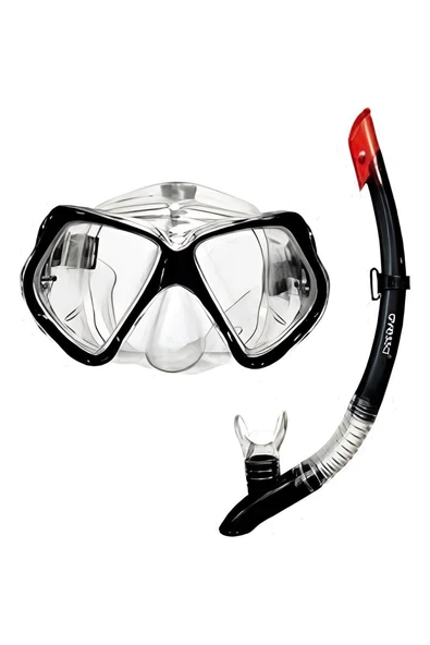 Alsepeteavm M4206P+SN26P AVESSA MASKE ŞNORKEL SET SİYAH