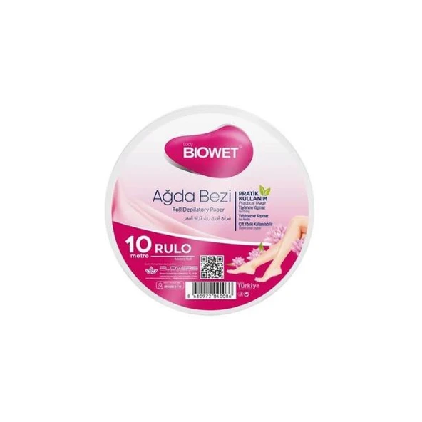 Biowet Ağda Bezi 10 Metre Rulo