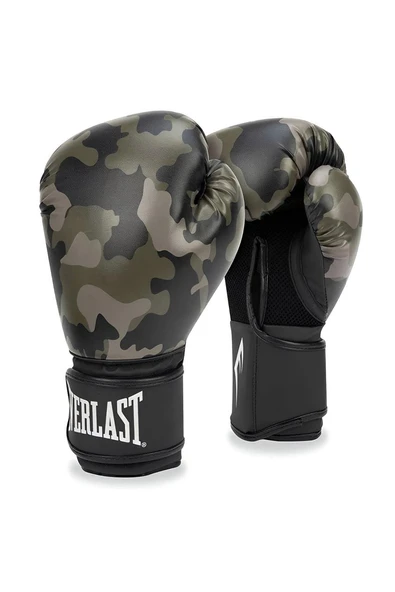 Alsepeteavm Everlast Black Gold/Grey Camo Gloves 10 OZ 919580-70-10OZ