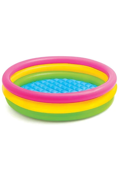 Alsepeteavm Intex 57412 Renkli Şişme Taban 3 Bölme 114 CM