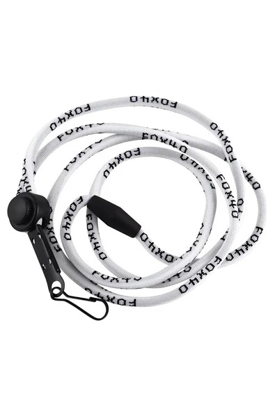 Alsepeteavm FOX 40 BREAKAWAY LANYARD W/LOGO BEYAZ DÜDÜK İPİ 100-0701