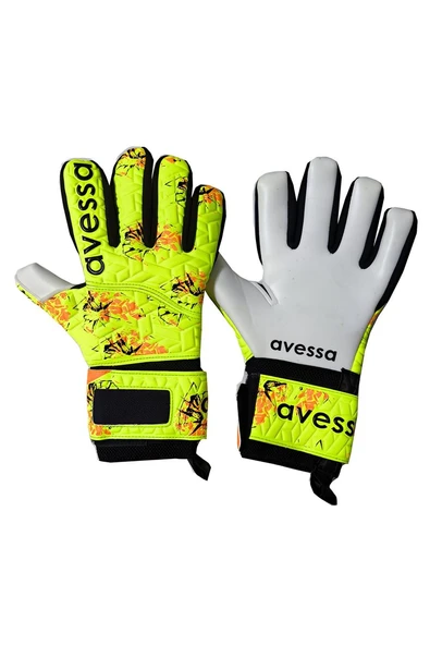 Alsepeteavm AVESSA GK-100 KALECİ ELDİVENİ APEX PARMAK KORUMALI 5 NO SARI