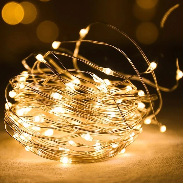 Led Işık Pilli 3 Fonksyonlu Balon Ve Dekorasyon İçin 3 Metre  Gün Işığı
