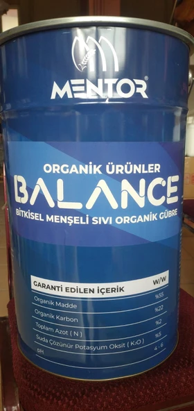 Mentor Balance Bitkisel İçerikli Sıvı Gübre 20 LT