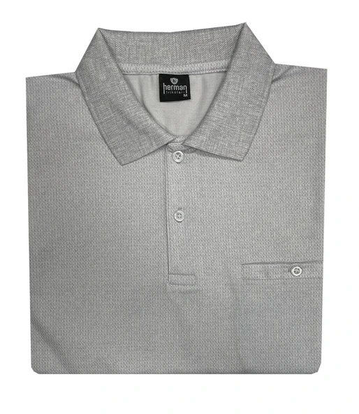 Herman Yakalı Klasik Fit Kısa Kol Erkek Tişört 7290 - 4