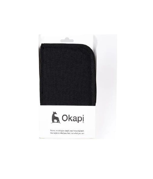 Okapi Kalem Çantası Tek Katlı Siyah OKP-123 - 2
