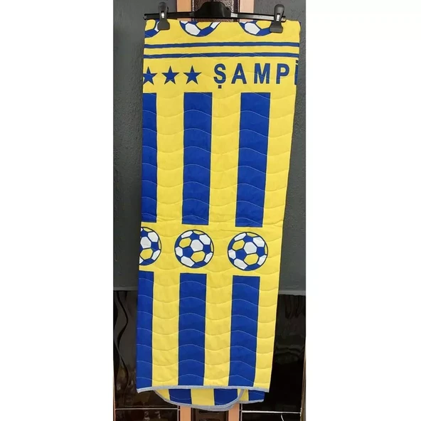 Pamuklu Çok Amaçlı Spor Desen Tek Kişilik Pike, Yatak Ört (160x230) - 2