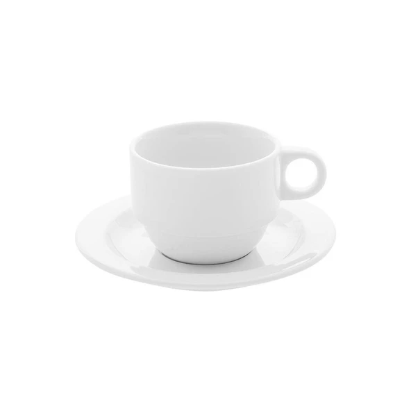 GÜRAL PORSELEN Rıo Çay Fincanı Ve Tabağı