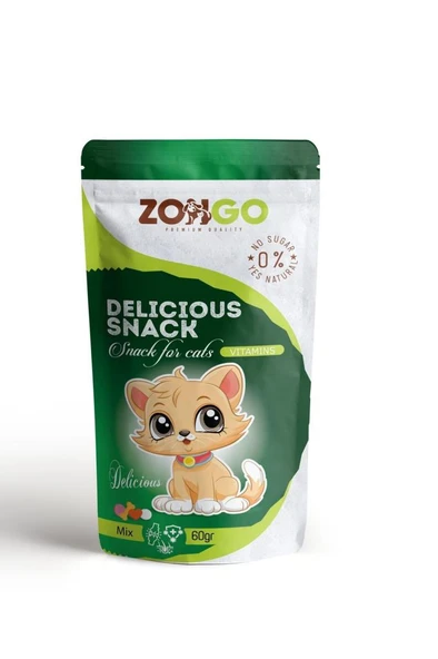 Zongo Kedi Tablet Ödül Maması Mix 60Gr