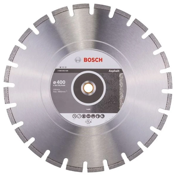 BOSCH Asfalt Kesme İçin Elmas Testere 400 mm