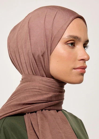 Rabia Z - Penye Kahve Şal - 4
