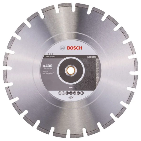 BOSCH Asfalt Kesme İçin Elmas Testere 400 mm - 3