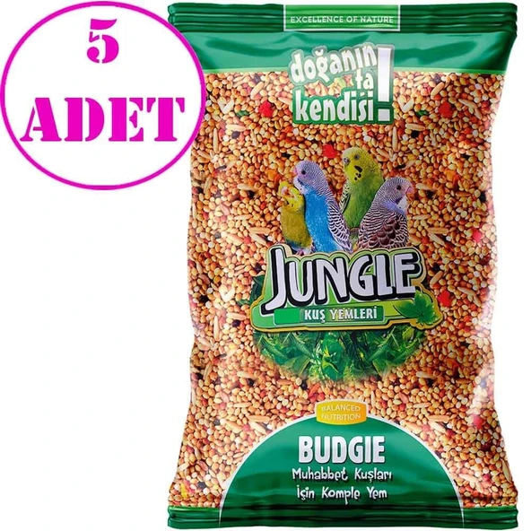 5 Adet Jungle Poşet Muhabbet 1 kg Skt:04/2026 - 1