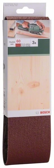 BOSCH 533x75 mm Bant Zımpara 60 Kum (3 adet) - 5