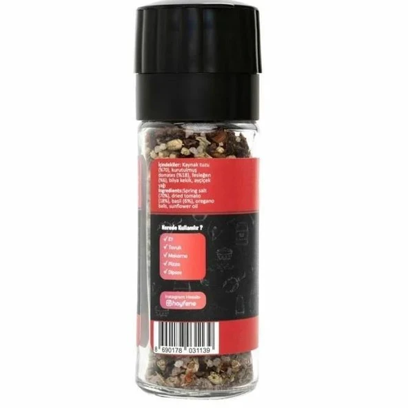 Hayfene Domatesli & Fesleğenli Tuzlu Çeşni 60 g e - 3