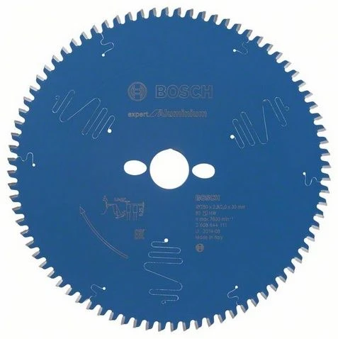 BOSCH Alüminyumda İçin 250 mm 80 Diş Daire Testere Bıçağı - Resim 2