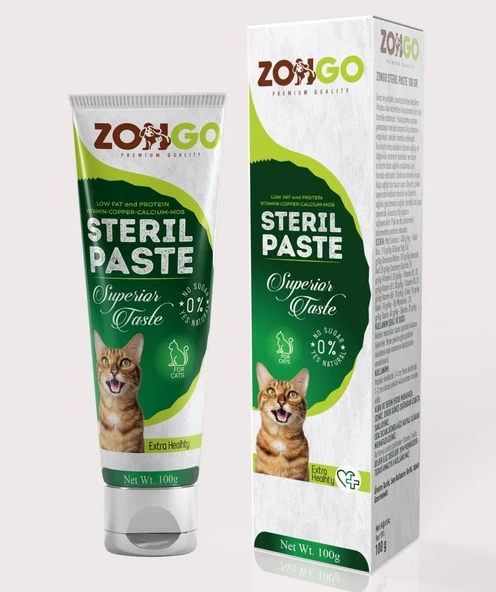 Zongo Steril Malt Paste 100gr (Kısır Kediler İçin Tüy Yumağı Önleyici)