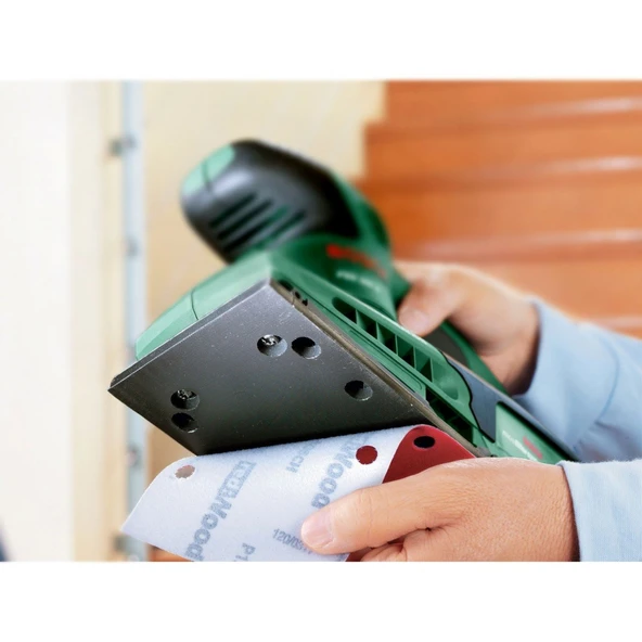 BOSCH 115x230 mm 60-120-180 Kum Delikli Cırtlı Zımpara Seti - 4