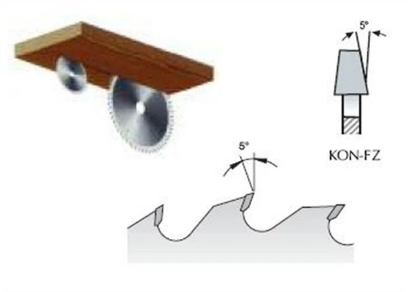 BOSCH Best for Laminated 125x20 mm 24 Diş Elmas Çizici Testere (2608642609) - 3
