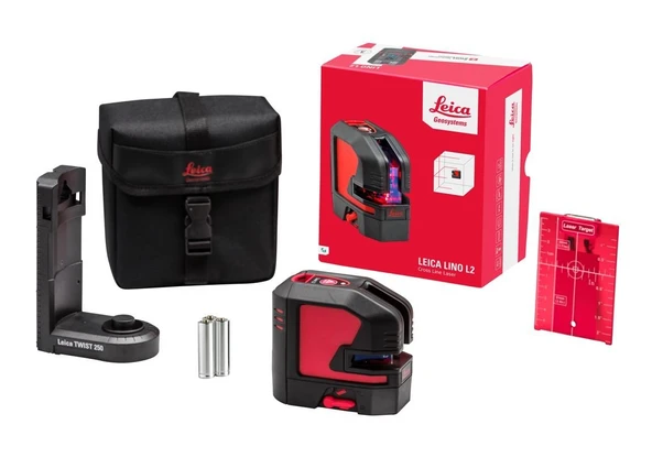 ﻿LEICA LINO L2Gs Çapraz Çizgili Yeşil Lazer Terazi - 7