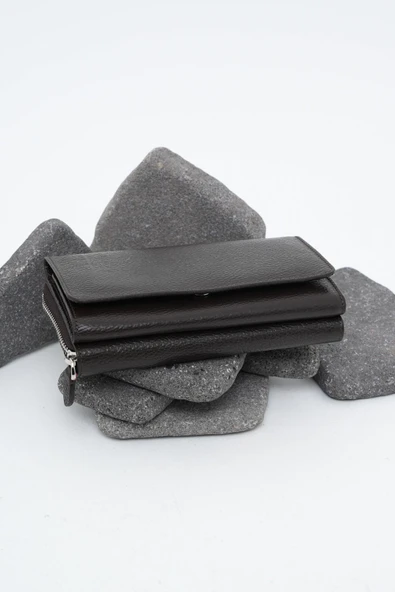 Kadın Deri Cüzdan Kahverengi 213511 - 5