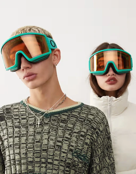 Oakley Target Line L Goggles Gözlük 712011 Celeste Persimmon - 7