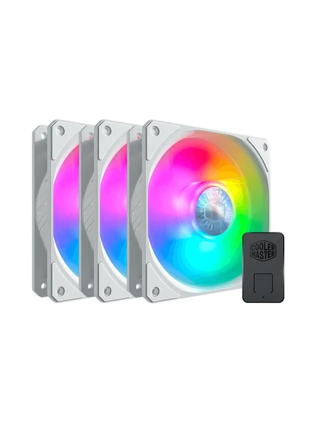Cooler Master Masterfan Sickleflow White ARGB 3x120mm MFX-B2DW-183PA-R1 Kasa Fanı