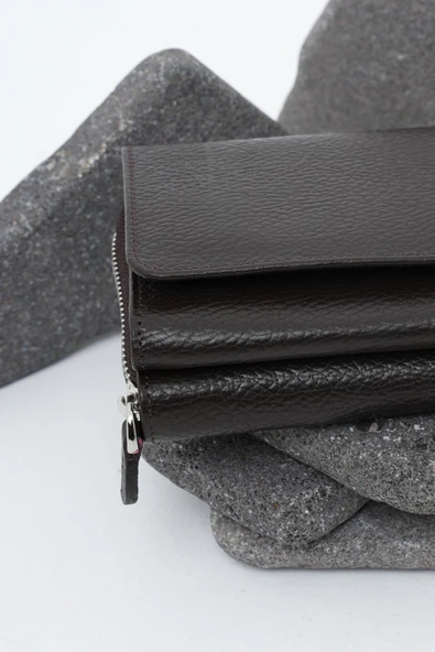 Kadın Deri Cüzdan Kahverengi 213511 - 8