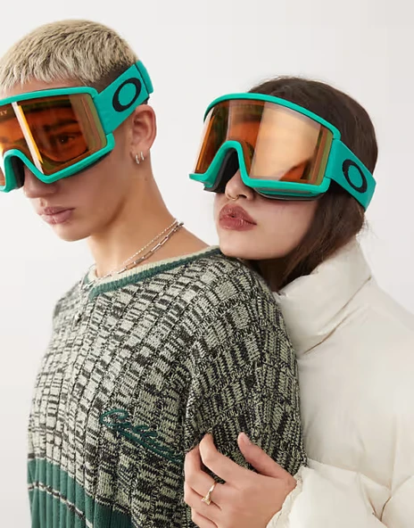 Oakley Target Line L Goggles Gözlük 712011 Celeste Persimmon - 6