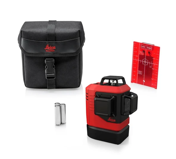 ﻿LEICA LINO L6Rs 3 Eksen 360 Derece Çapraz Çizgili Kırmızı Lazer Terazi - 11