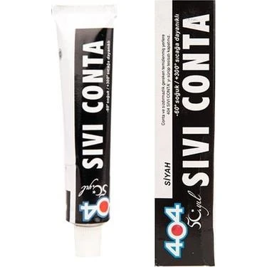 404 Sıvı Conta Siyah 45 Gr.
