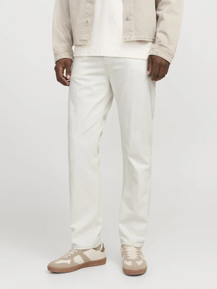 JACK JONES Erkek Geniş Rahat Kesim Kot Panolon 12246401