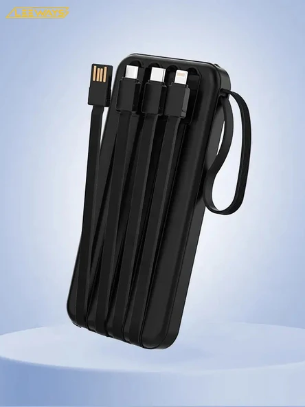 10.000 mAh Kendinden USB'li LED Aydınlatmalı Powerbank - 2