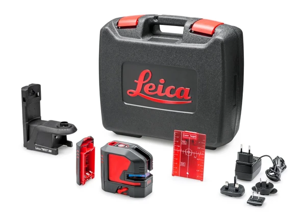 LEICA LINO L2P5 Şarjlı Çapraz Çizgili ve Nokta Şaküllü Lazer Terazi - 2