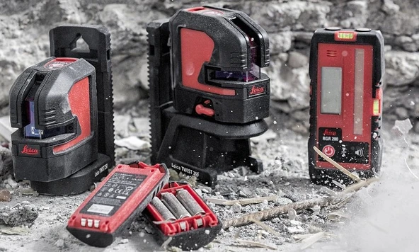 LEICA LINO P5 Duvarcılar için 5 Noktalı Şakül Lazer Terazi - 10